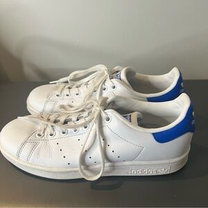 Adidas STAN SMITH SHOES white and blue mens size 5.5